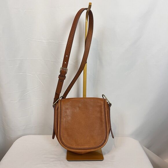 Vtg Fossil Mini Saddle Bag Handbag Purse Messenger Bag Crossbody Mail Small - Picture 1 of 12